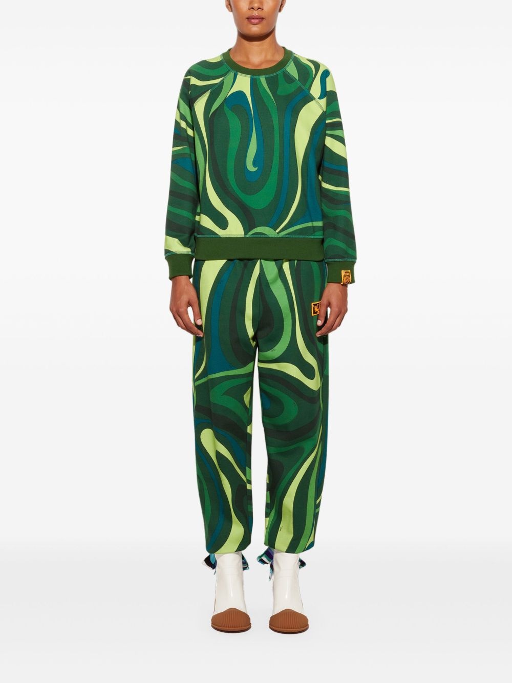 Marmo-print sweatshirt - 2