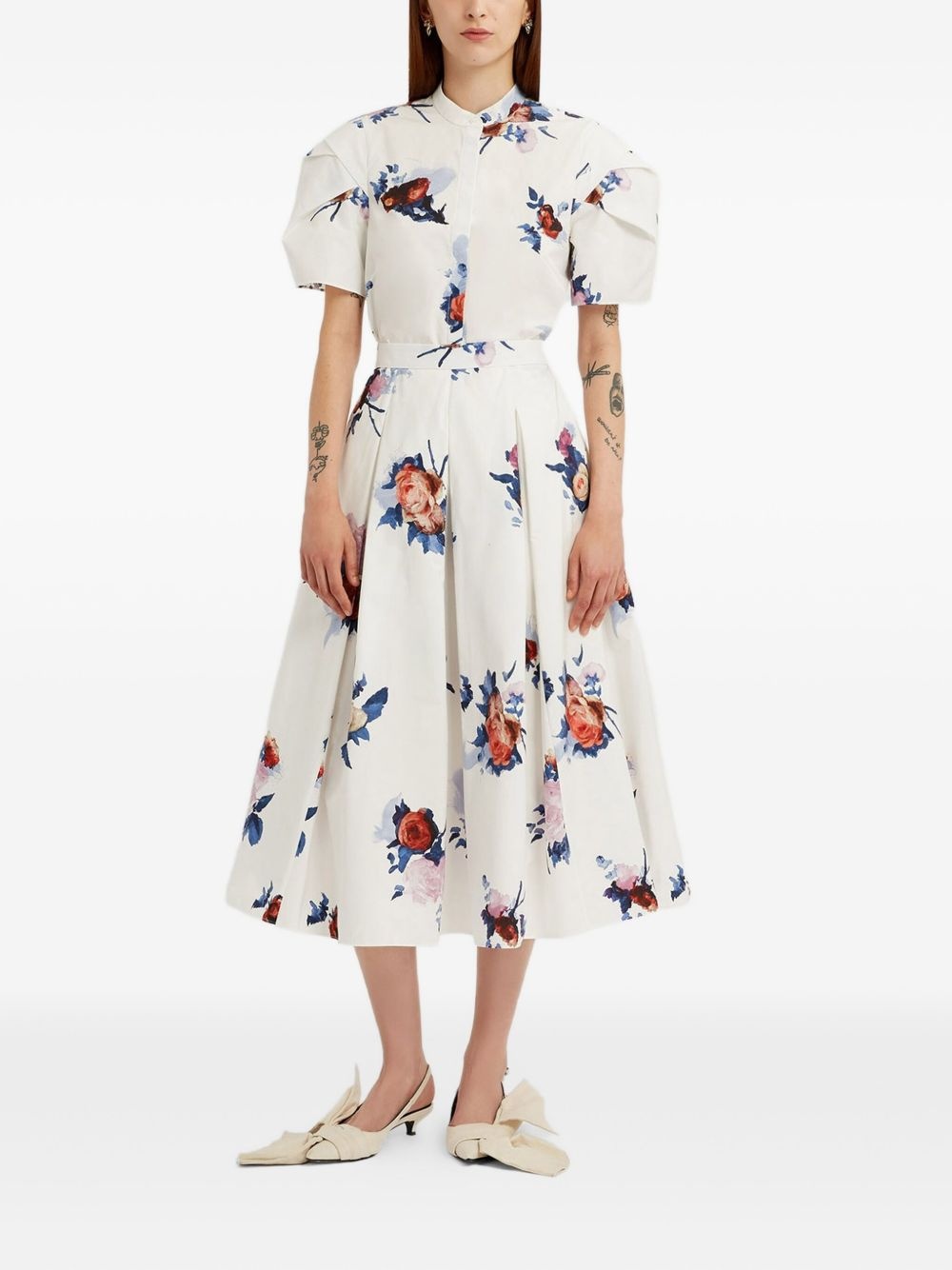 floral-print shirt - 3