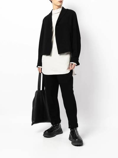 Julius cropped wool jacket outlook