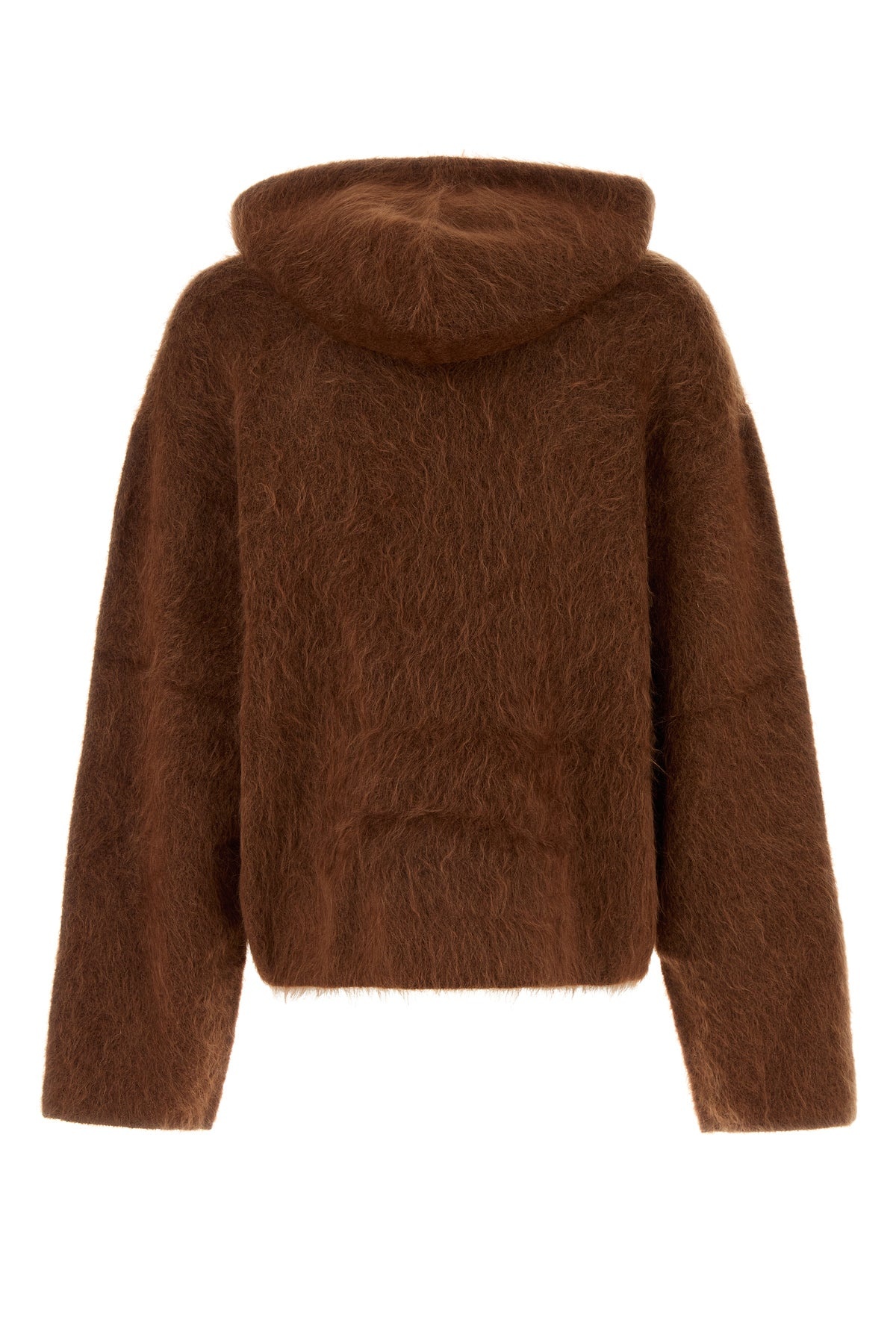 Brown stretch mohair blend sweatshirt - 2