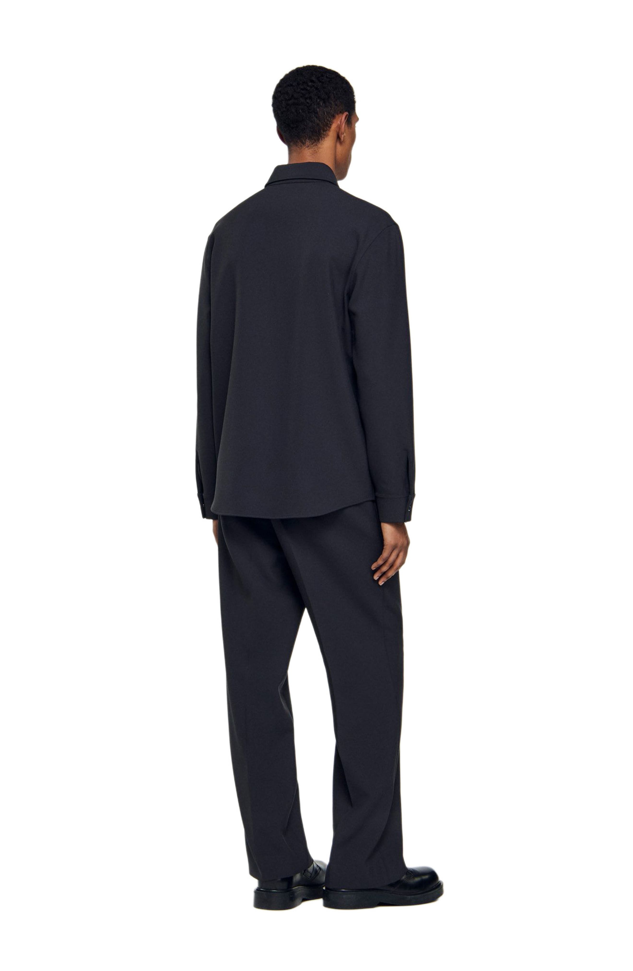 SANDRO Long-sleeved jersey shirt in Dark Grey at Nordstrom - 2