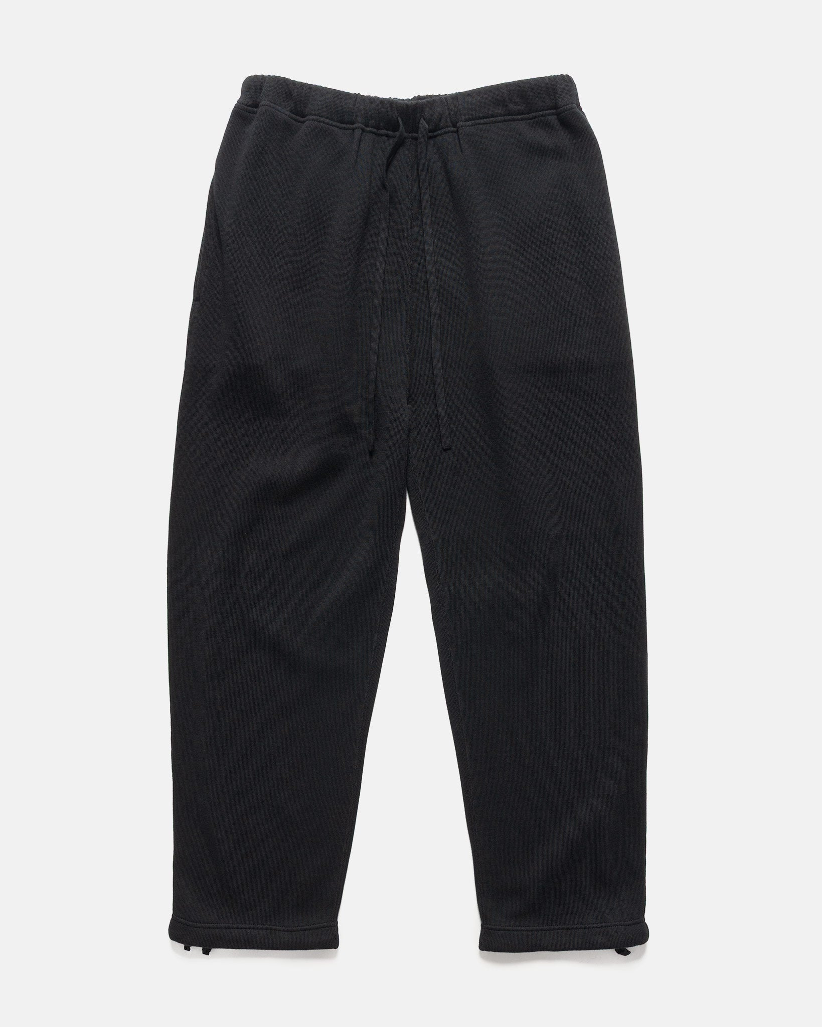 Cotton/Silk Sweat Pants Black - 1