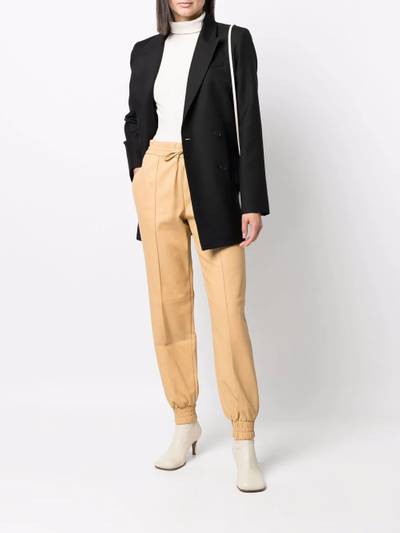 Jil Sander drawstring tapered trousers outlook