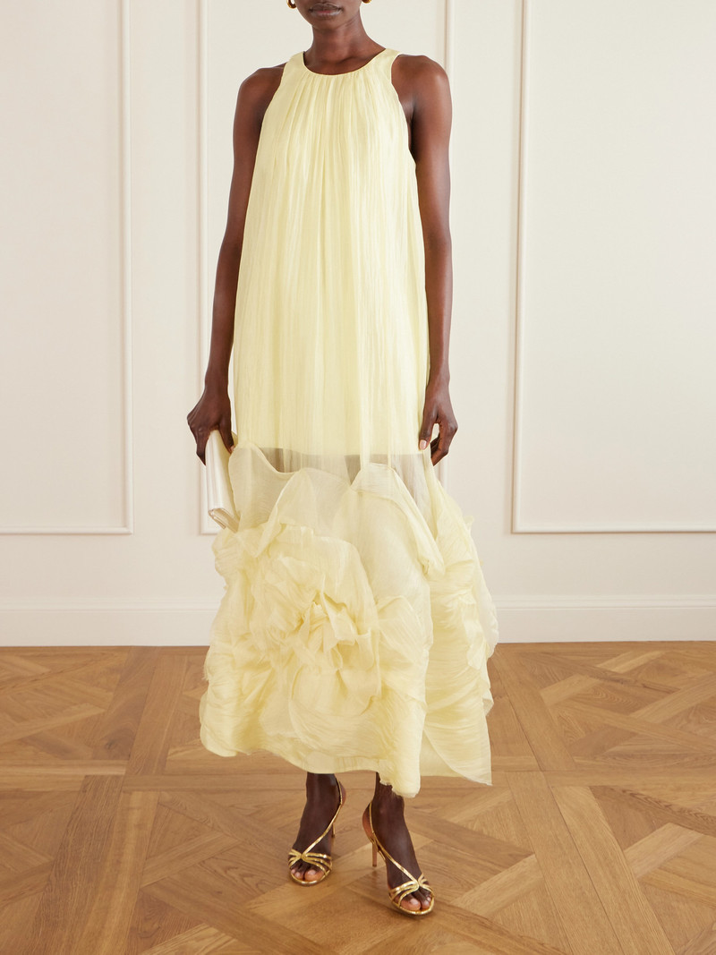 Aje. Ecliptica Ruffled Chiffon Gown outlook