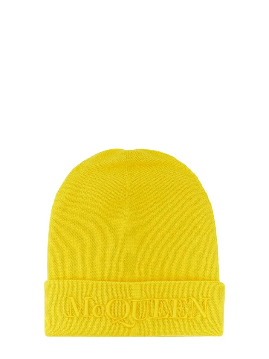 ALEXANDER MCQUEEN HAT WITH LOGO - 1
