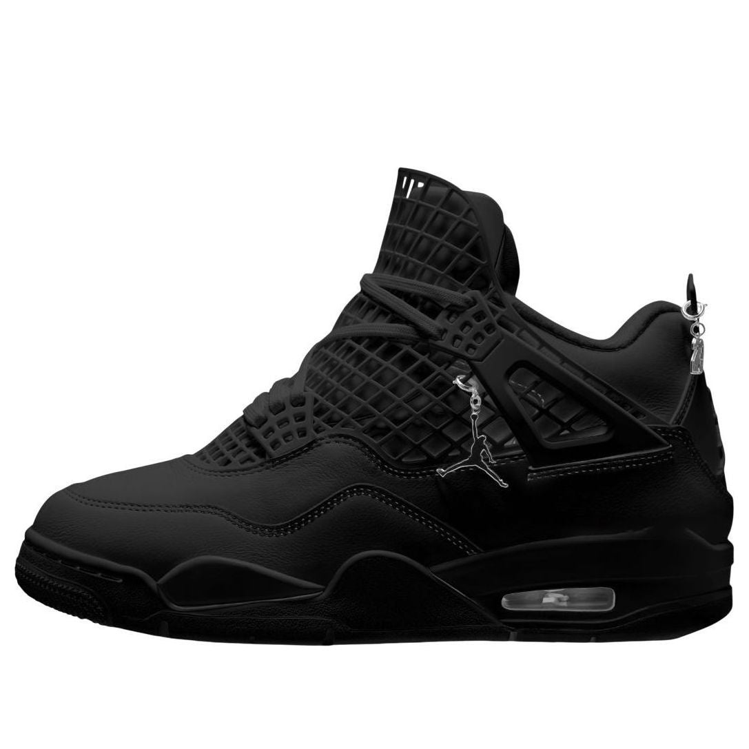 (WMNS) Air Jordan 4 Retro 'Net Black' FN7251-001 - 1