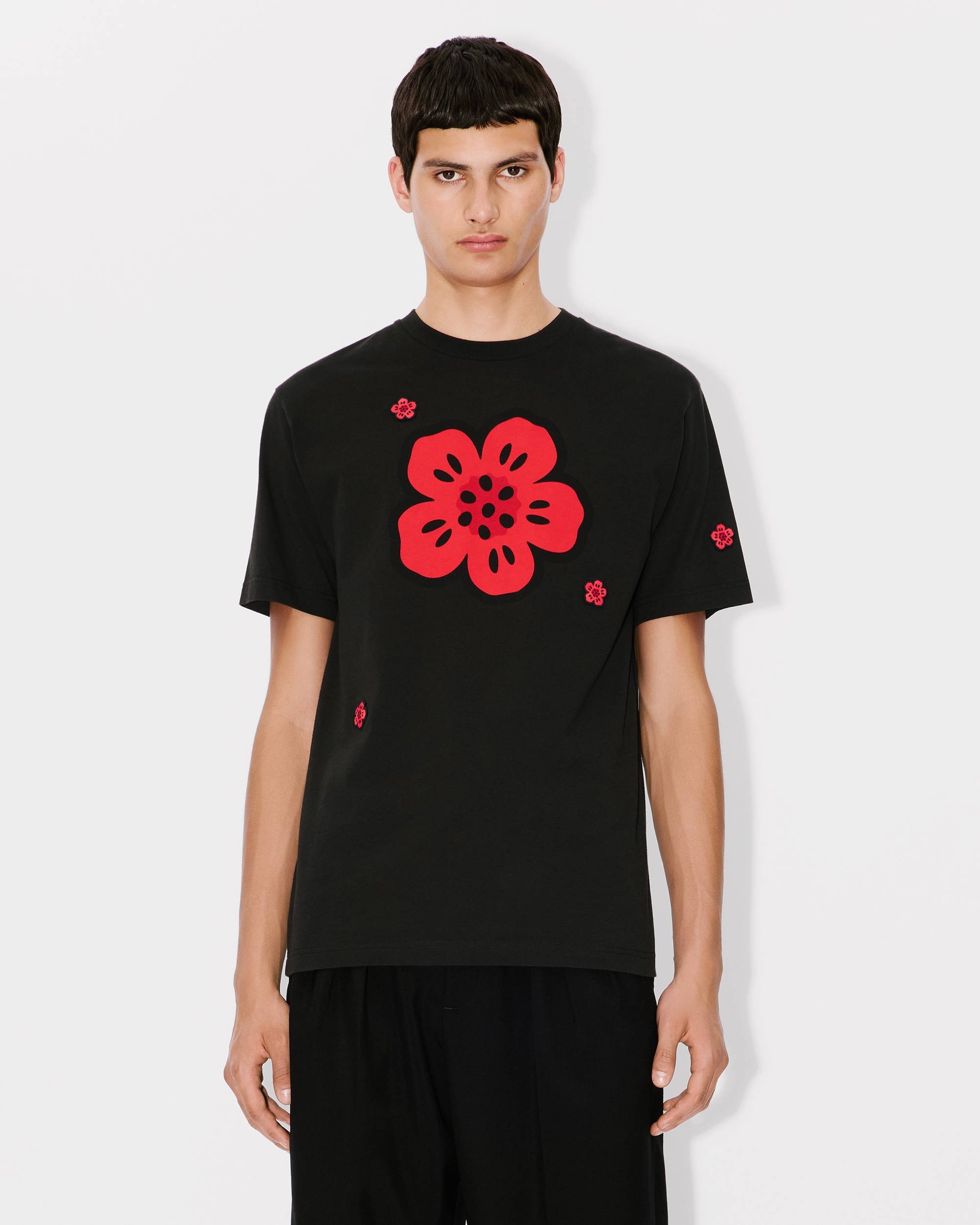 'Boke Flower' embroidered T-shirt - 3