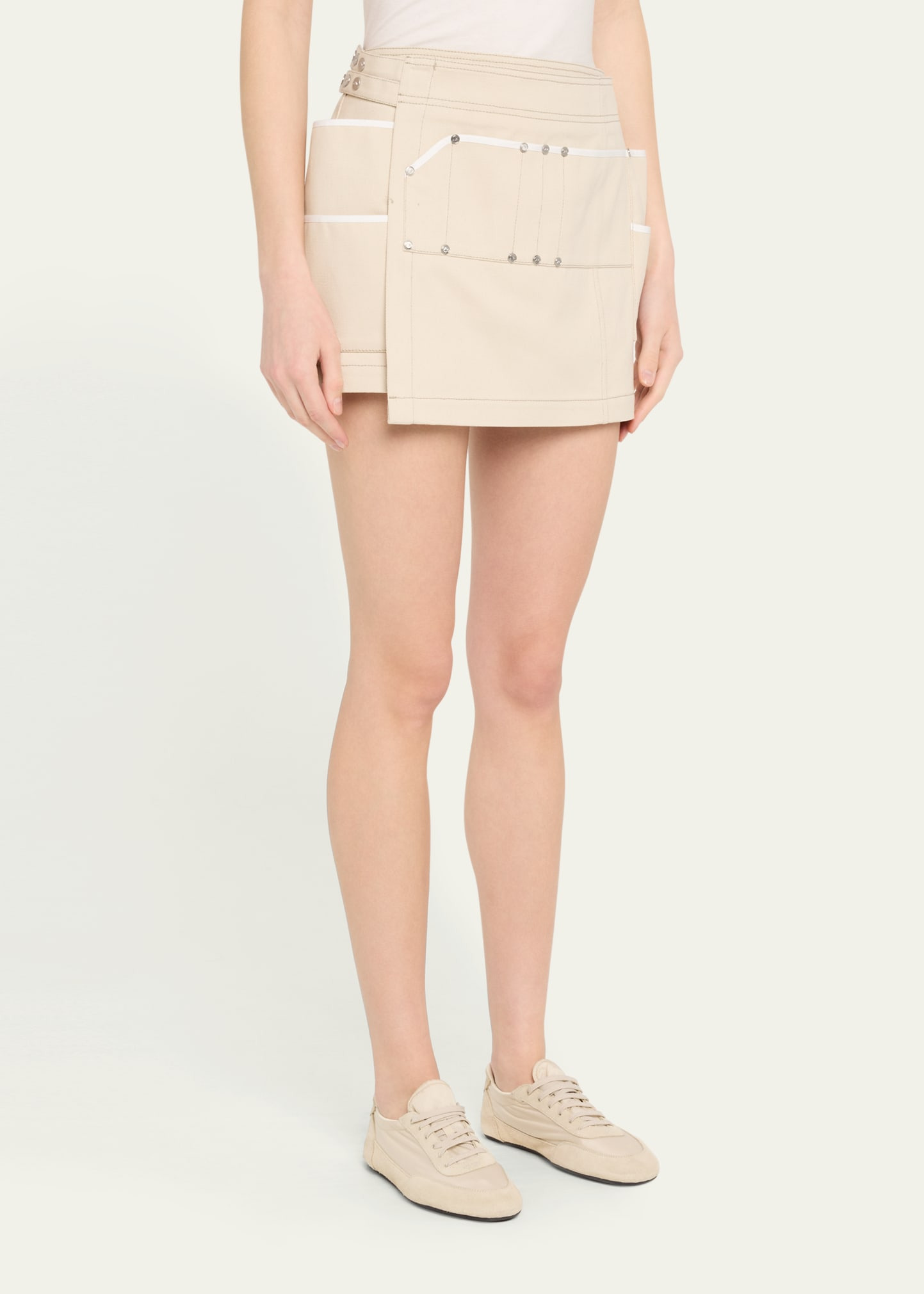 Wrap Toolbelt Mini Skirt - 4