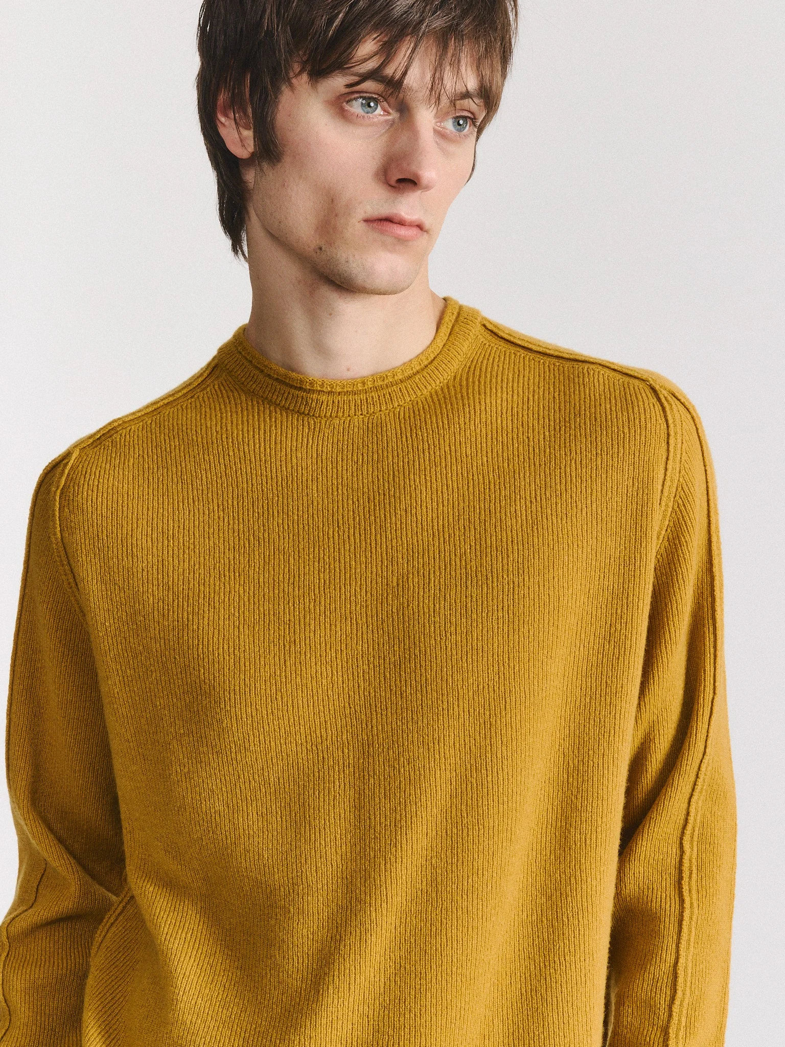 INSIDE OUT SEAM JUMPER - WOOCASH - CUMIN - 1