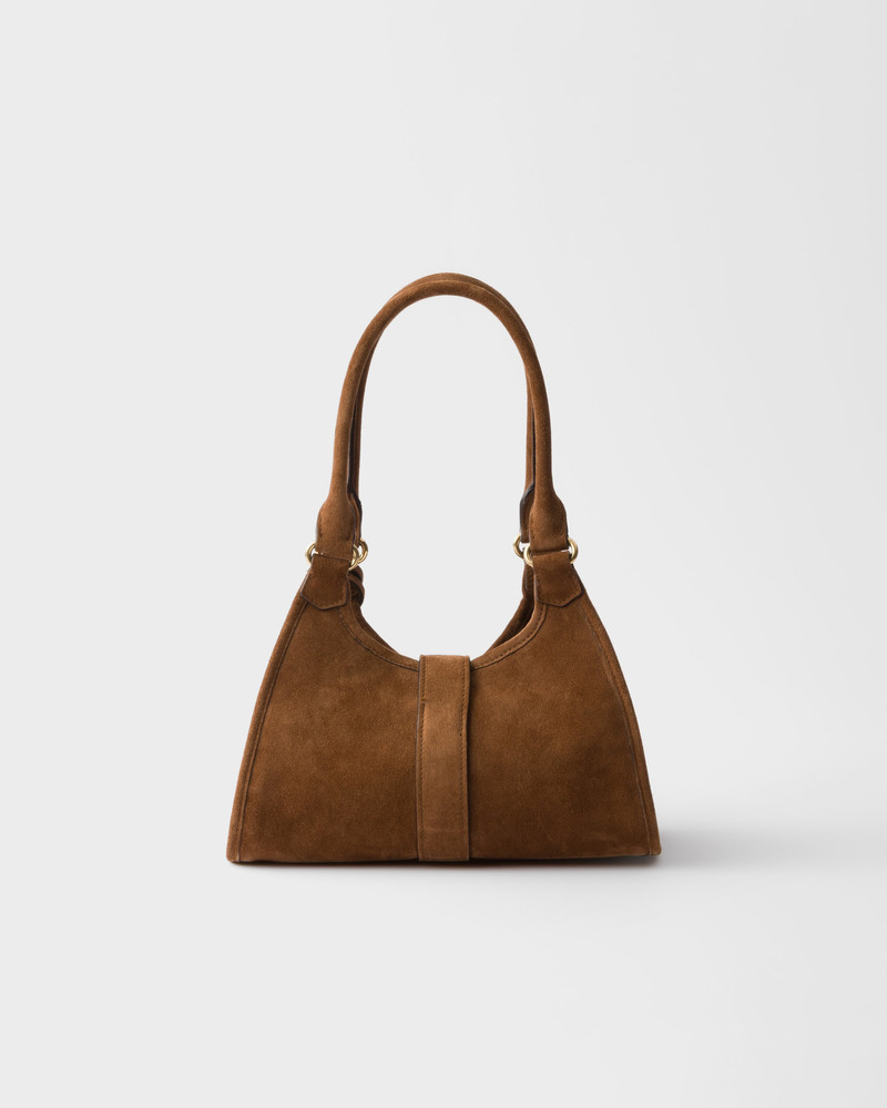 Small suede tote bag 4