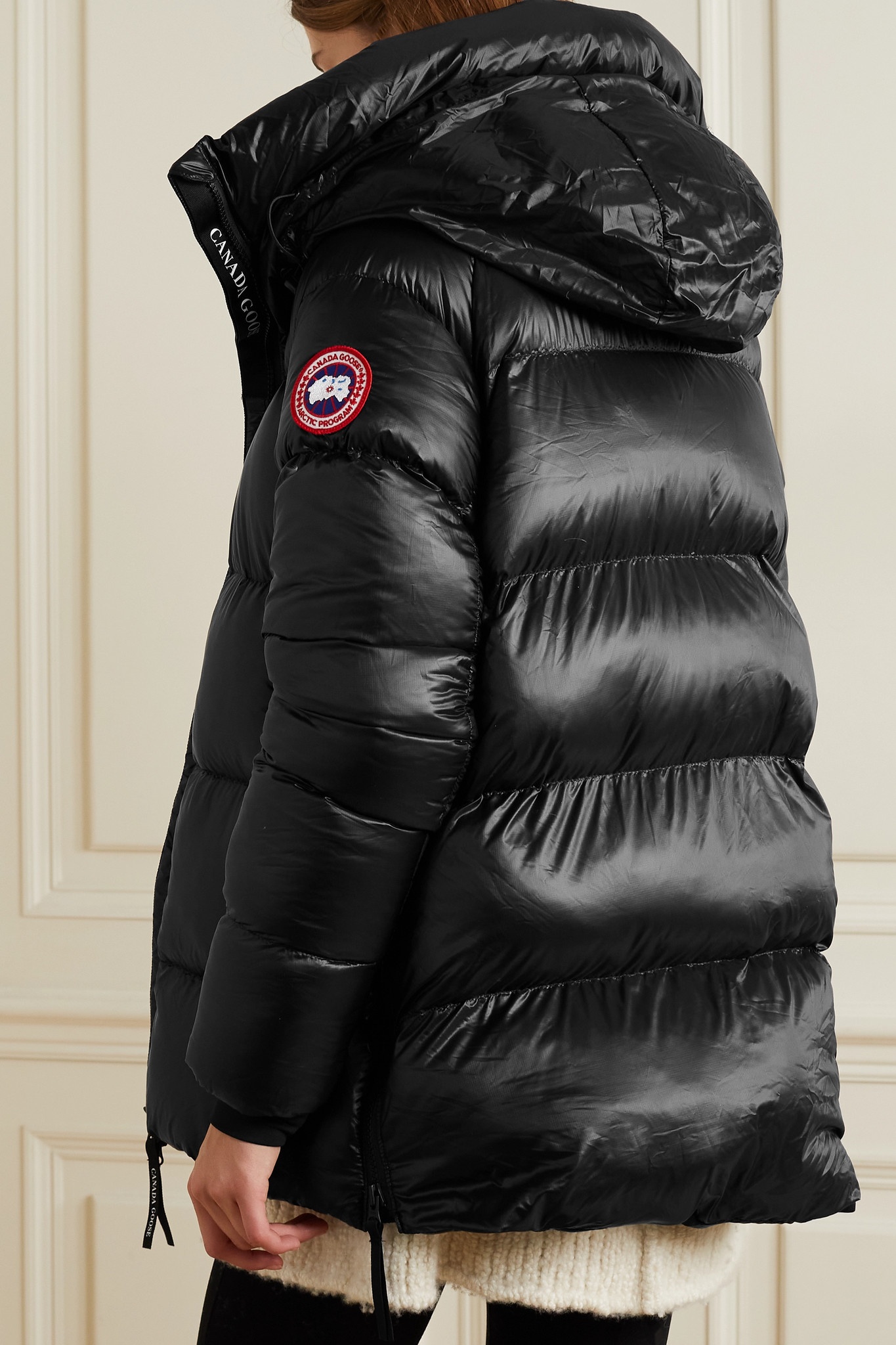 Cypress hooded quilted recycled shell down jacket - 4