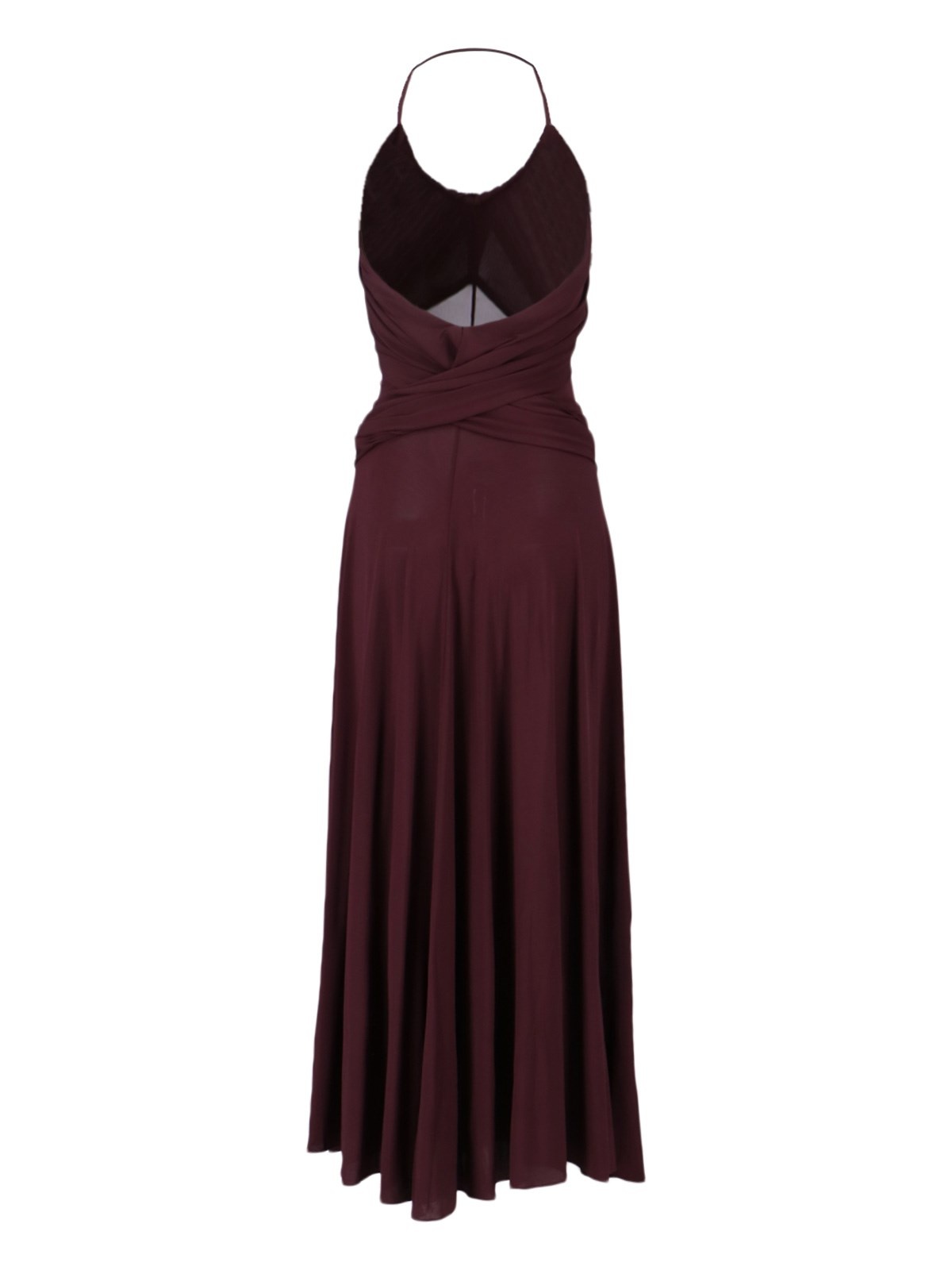DRAPED VISCOSE DRESS - 2