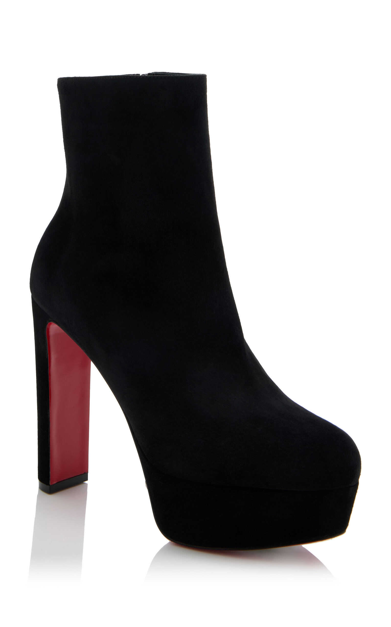 Loo 130mm Velour Ankle Boots black - 4