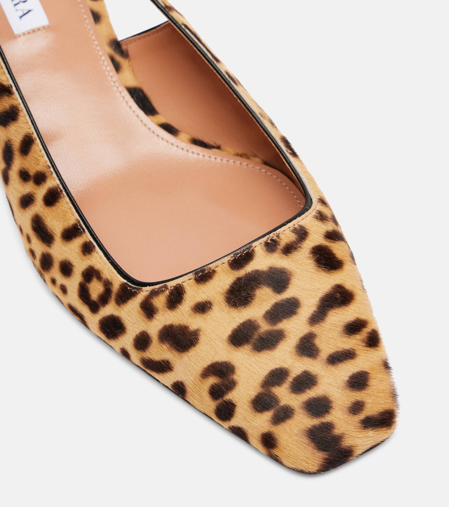 Ginza 35 calf hair slingback pumps - 5