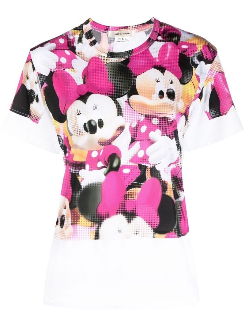 Minnie Mouse print cotton T-shirt - 1