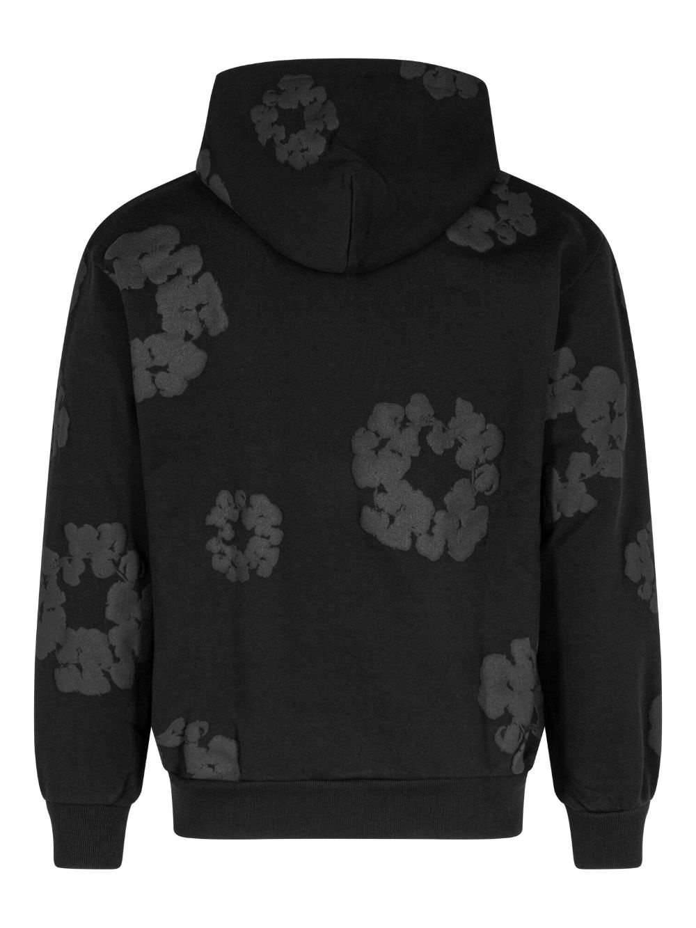 Cotton Wreath-print hoodie - 2