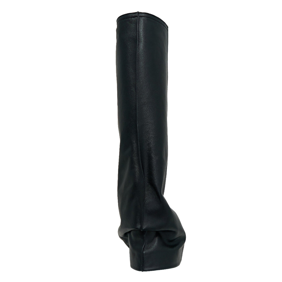 Leather Pants Medium Boots - 3