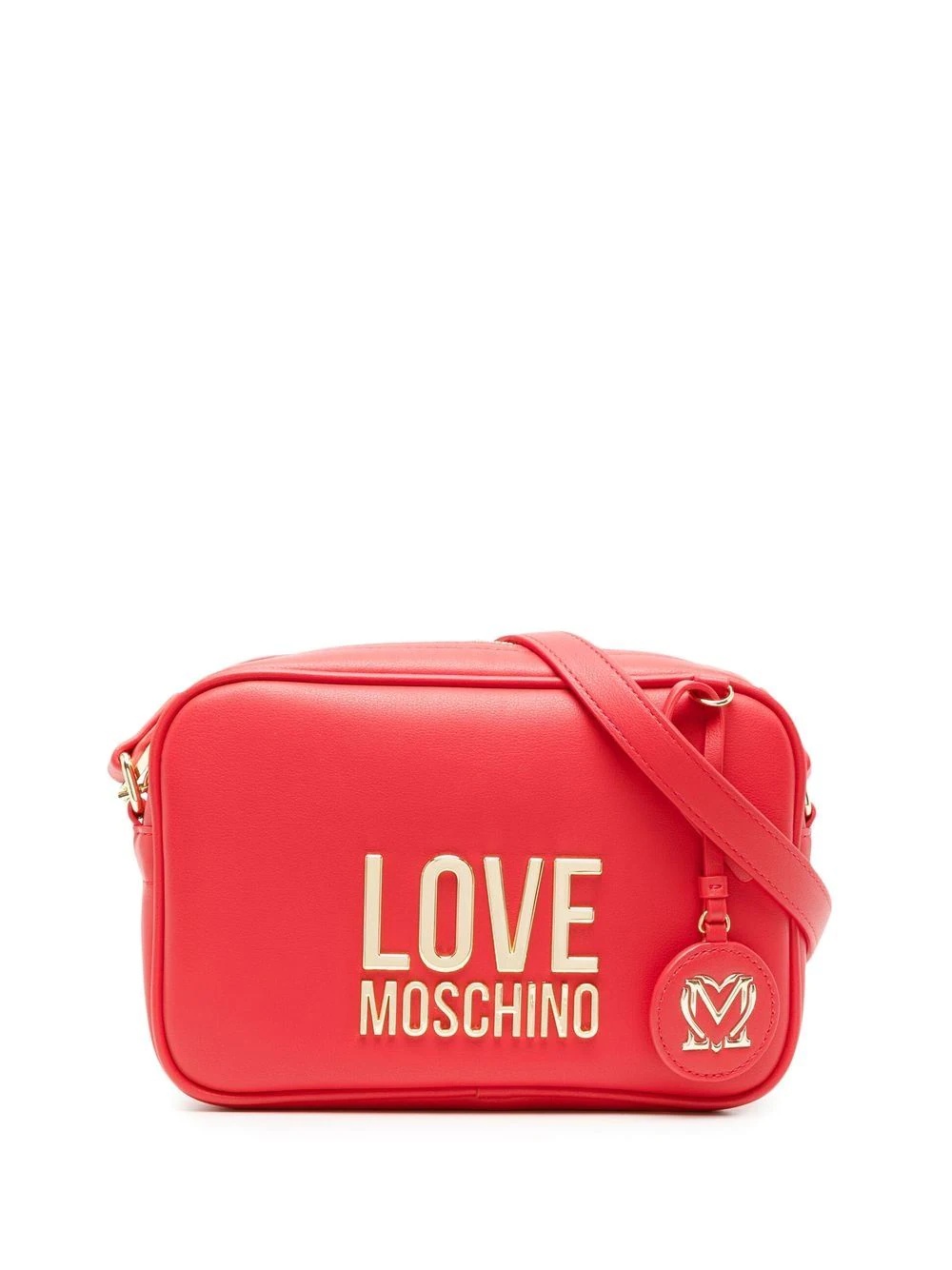 logo-plaque crossbody bag - 1