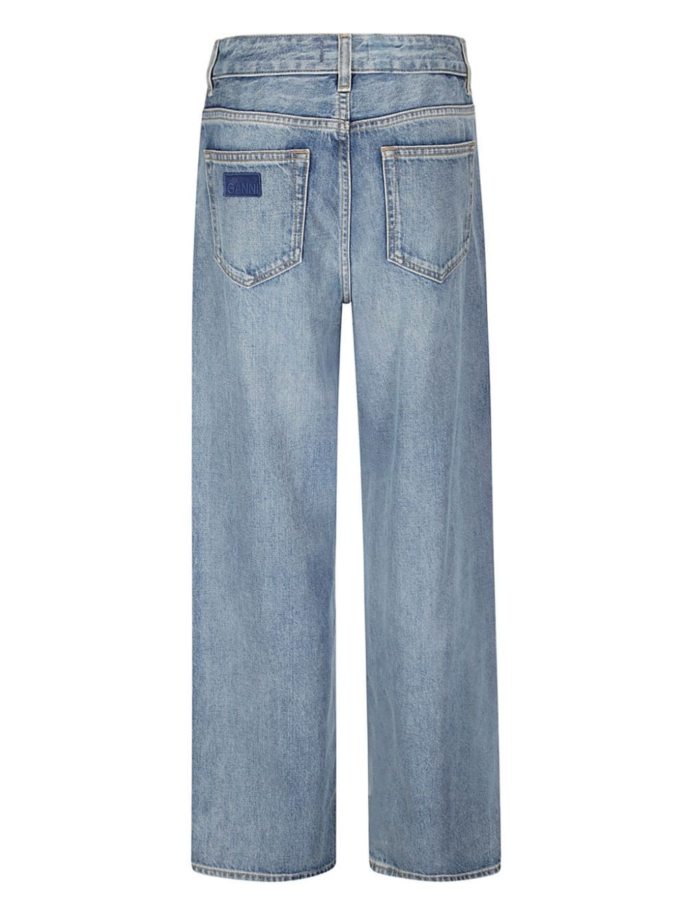 whiskering detail boyfriend jeans - 2