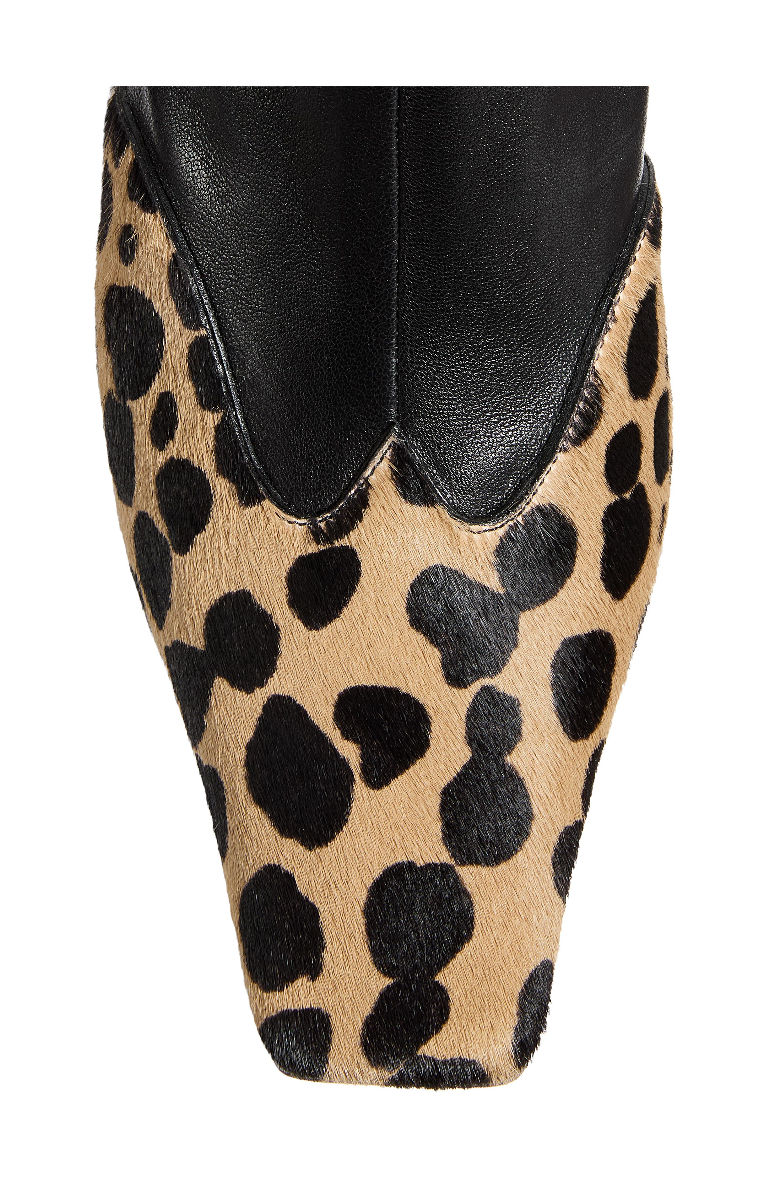 Khaite Nevada Square Toe Sock Bootie in Camel /Black at Nordstrom - 5