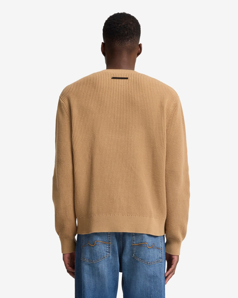 Henley Sweater in Beige 5