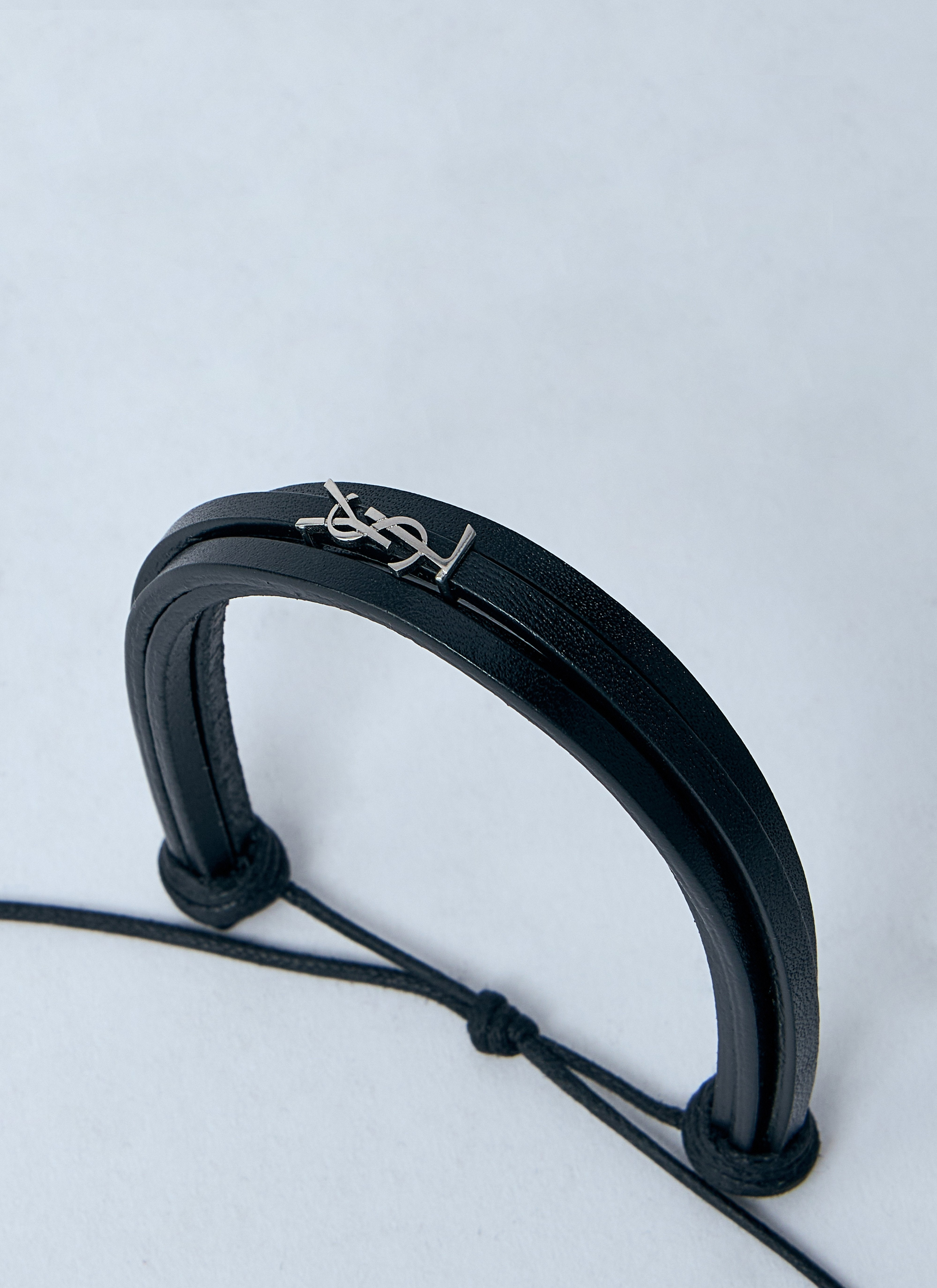 Saint Laurent Men Cassandre Multi-Strand Bracelet - 5