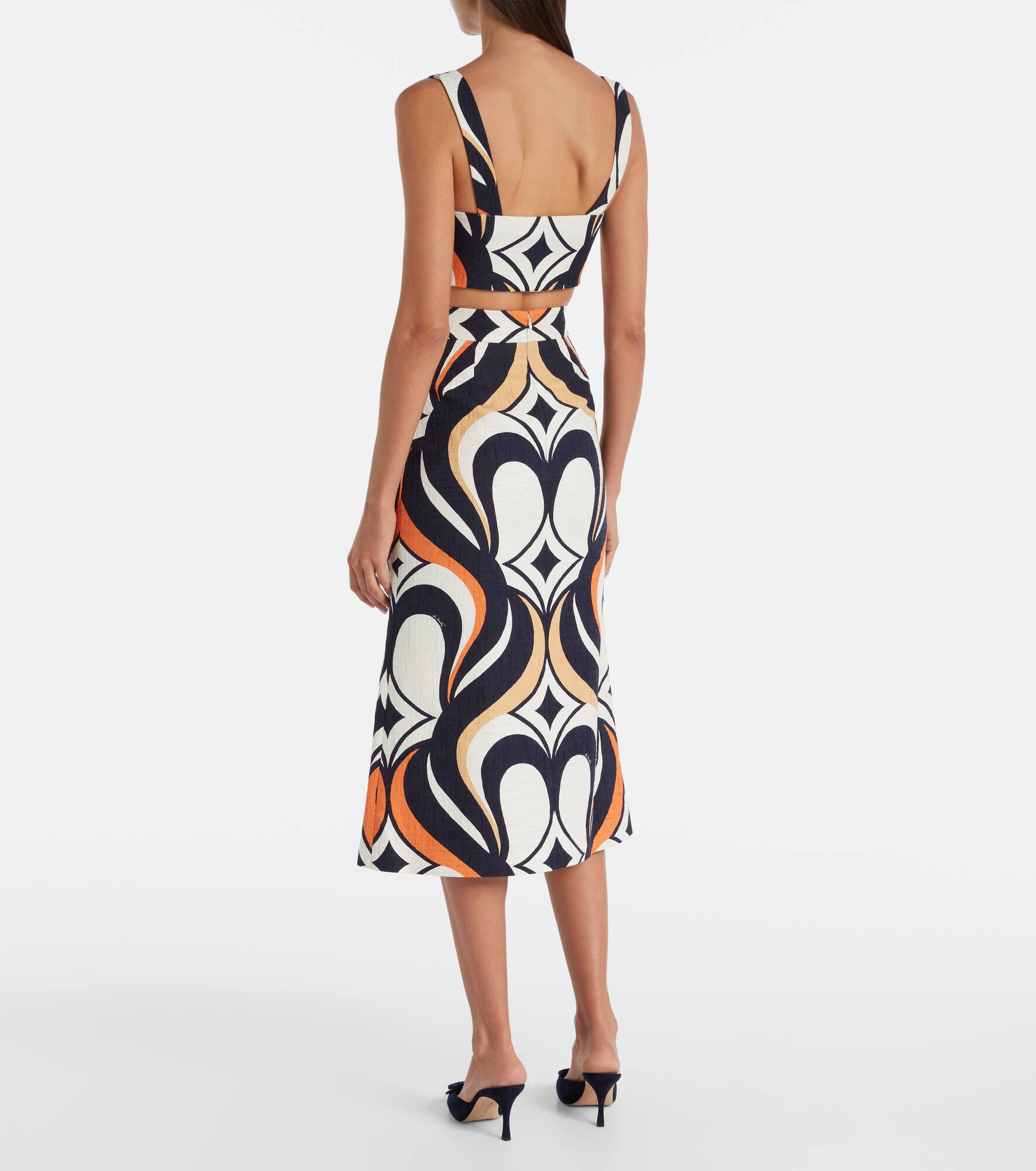 Baia Jive cotton midi skirt - 3