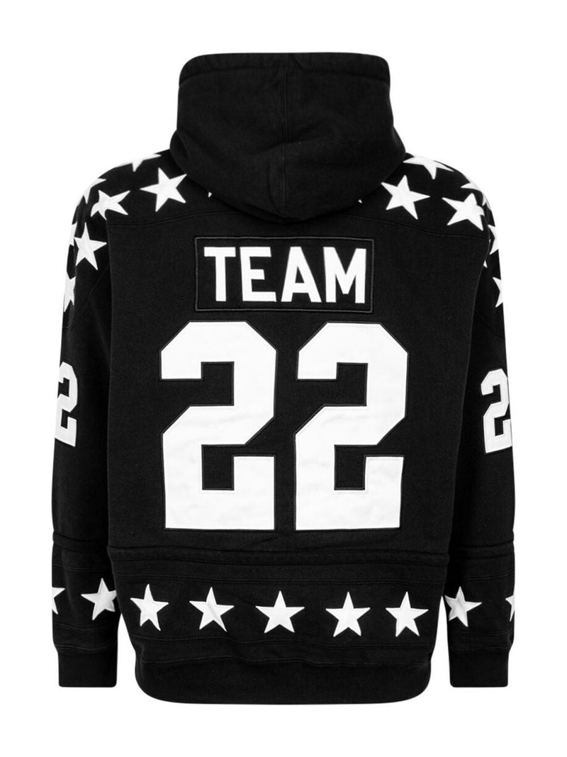 Supreme Hockey logo hoodie outlook