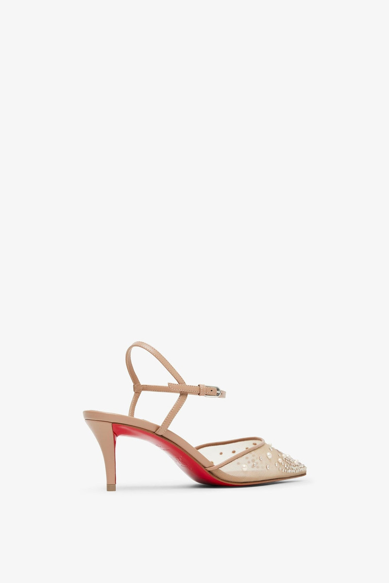 Christian Louboutin Miss Z 60 Riviera Beige Strass Pumps outlook