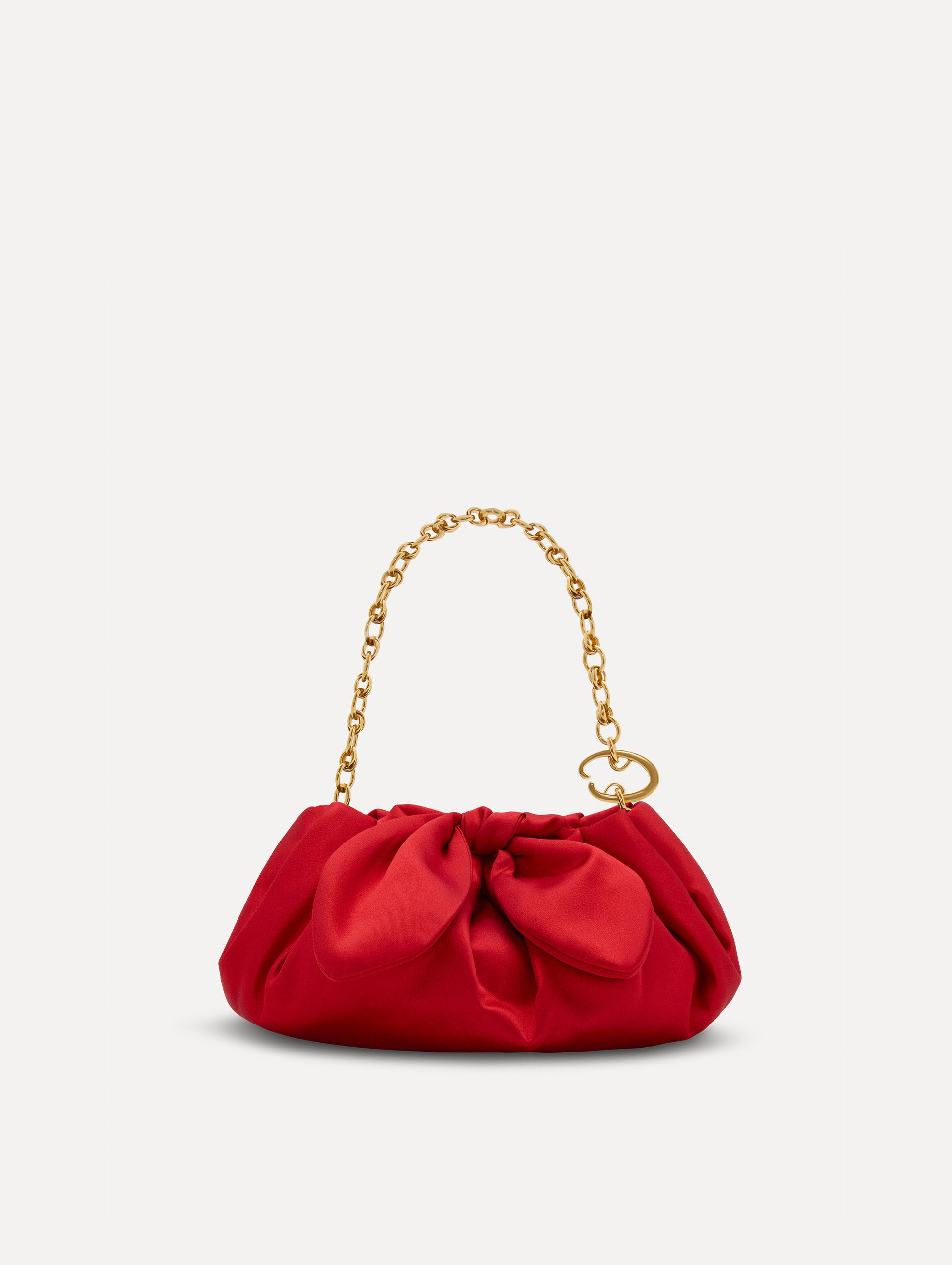 MINI SATIN BOW CLUTCH - 4