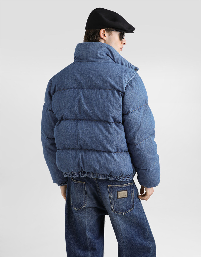 Cotton denim padded jacket 5