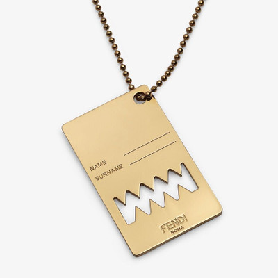 FENDI Gold-colored necklace outlook