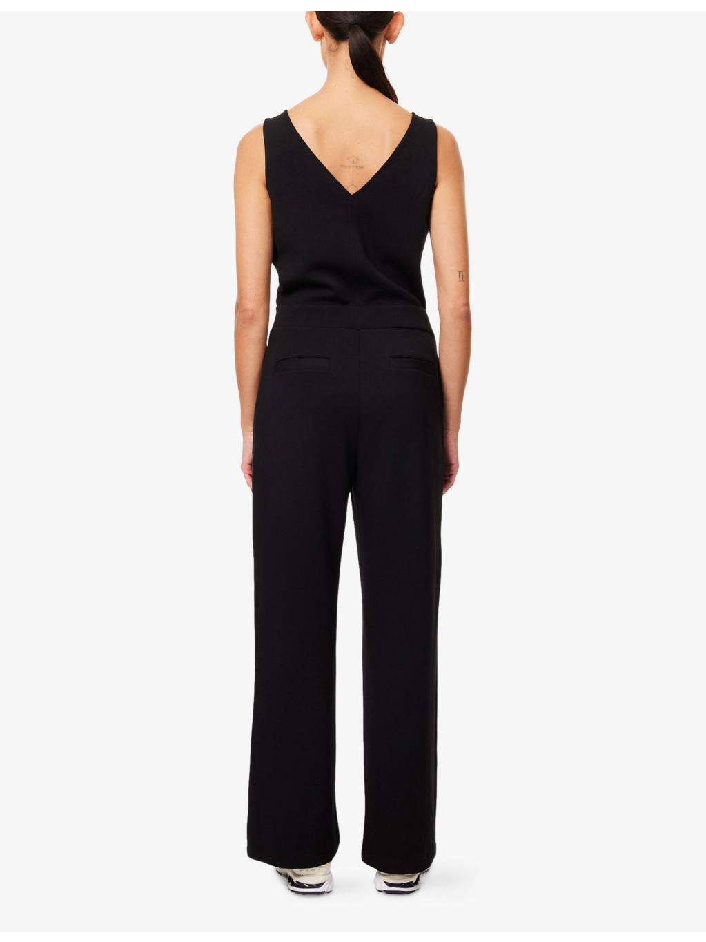 Alina Wide-Leg Stretch-Jersey Jumpsuit - 4