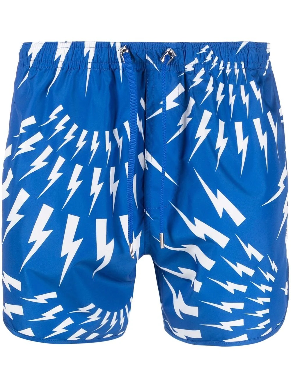 Thunderbolt-print swim shorts - 1