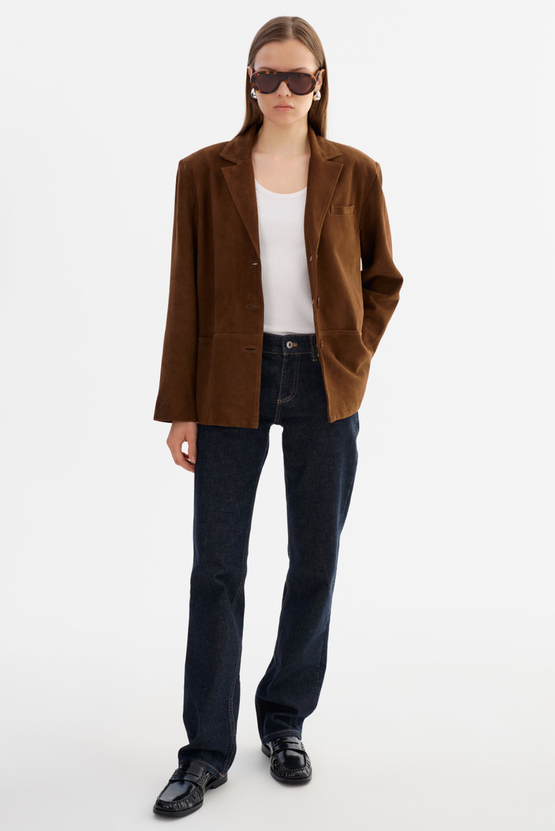 TORI | Suede Leather Blazer 3