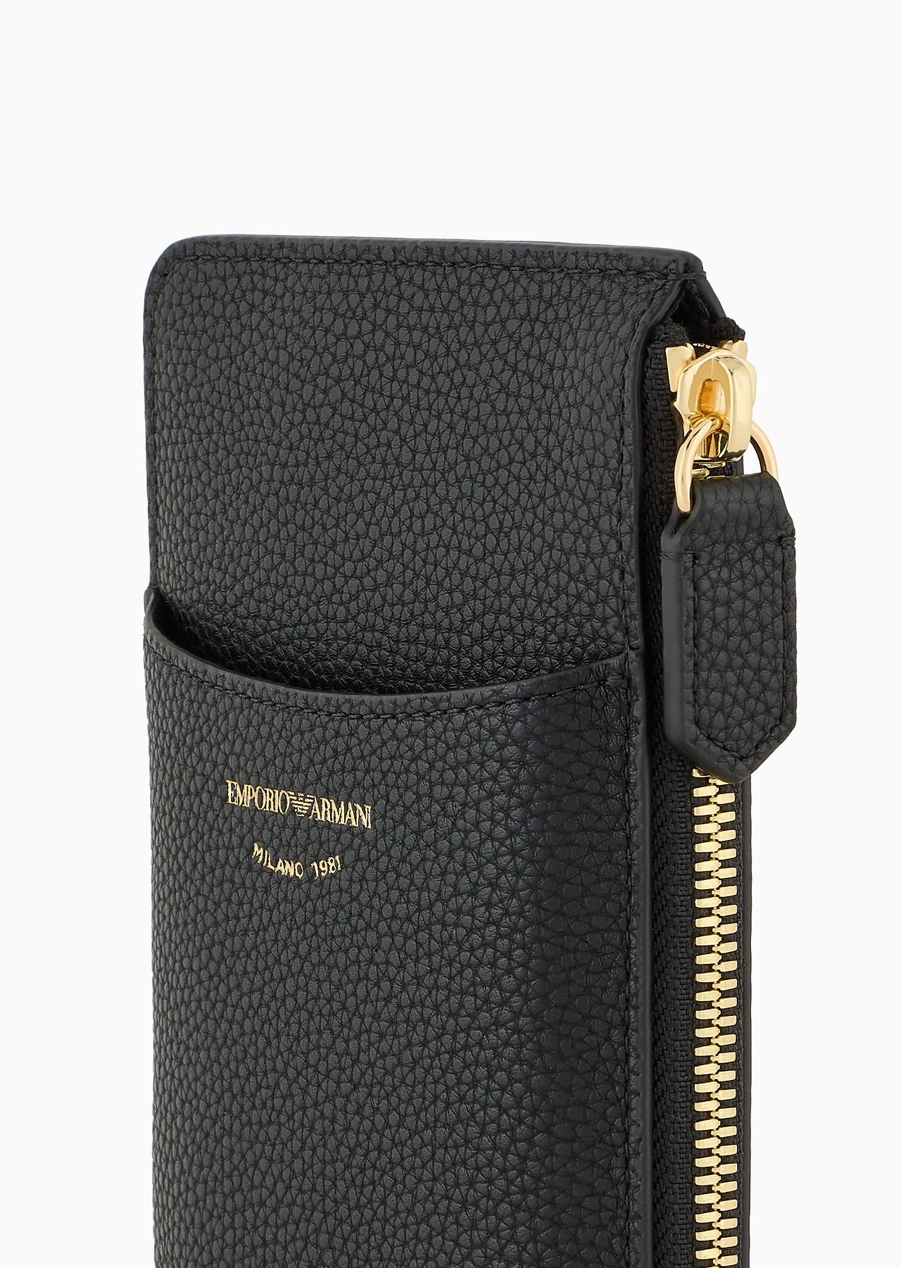 Deer-print MyEA phone case with zip and pockets - 4