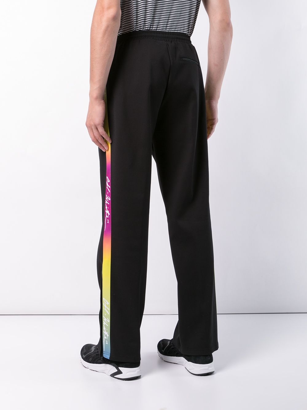 side panelled track pants - 4