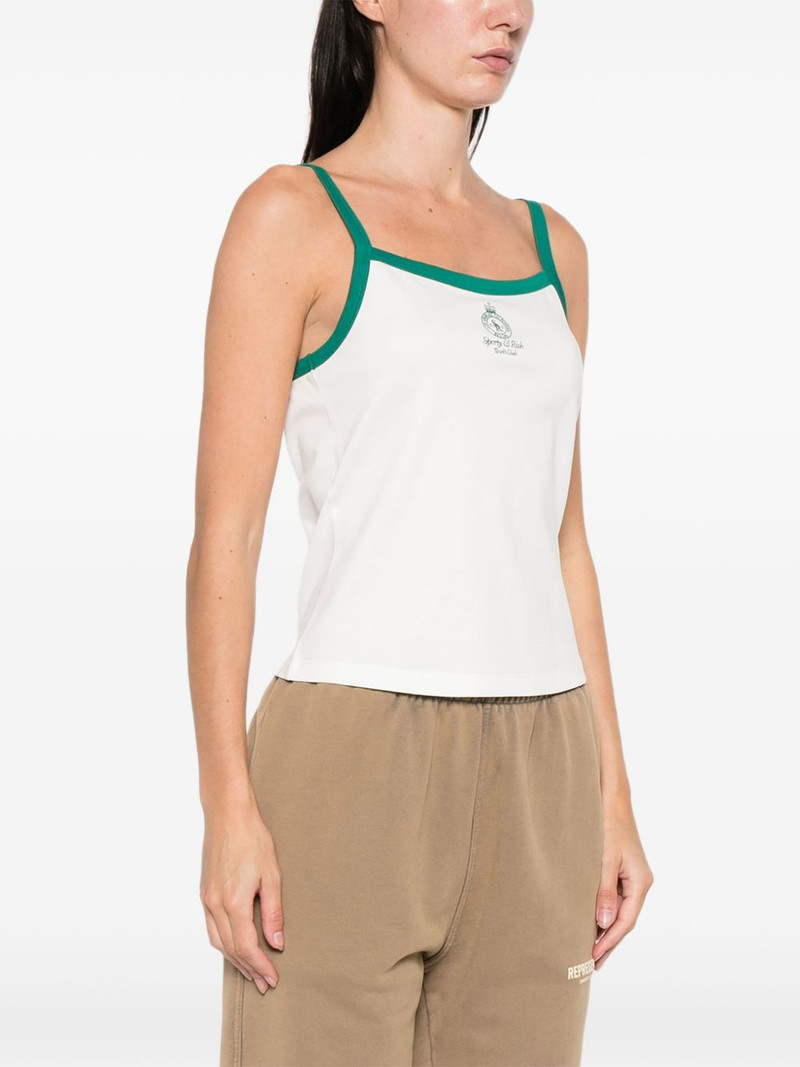 trimmed logo-embroidered tank top 3