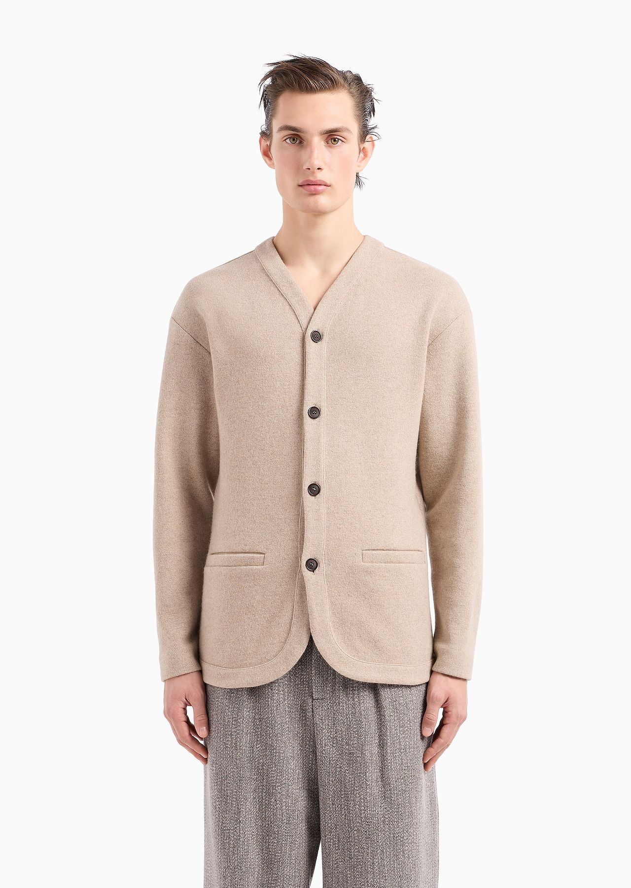 Cashmere-blend cardigan - 2