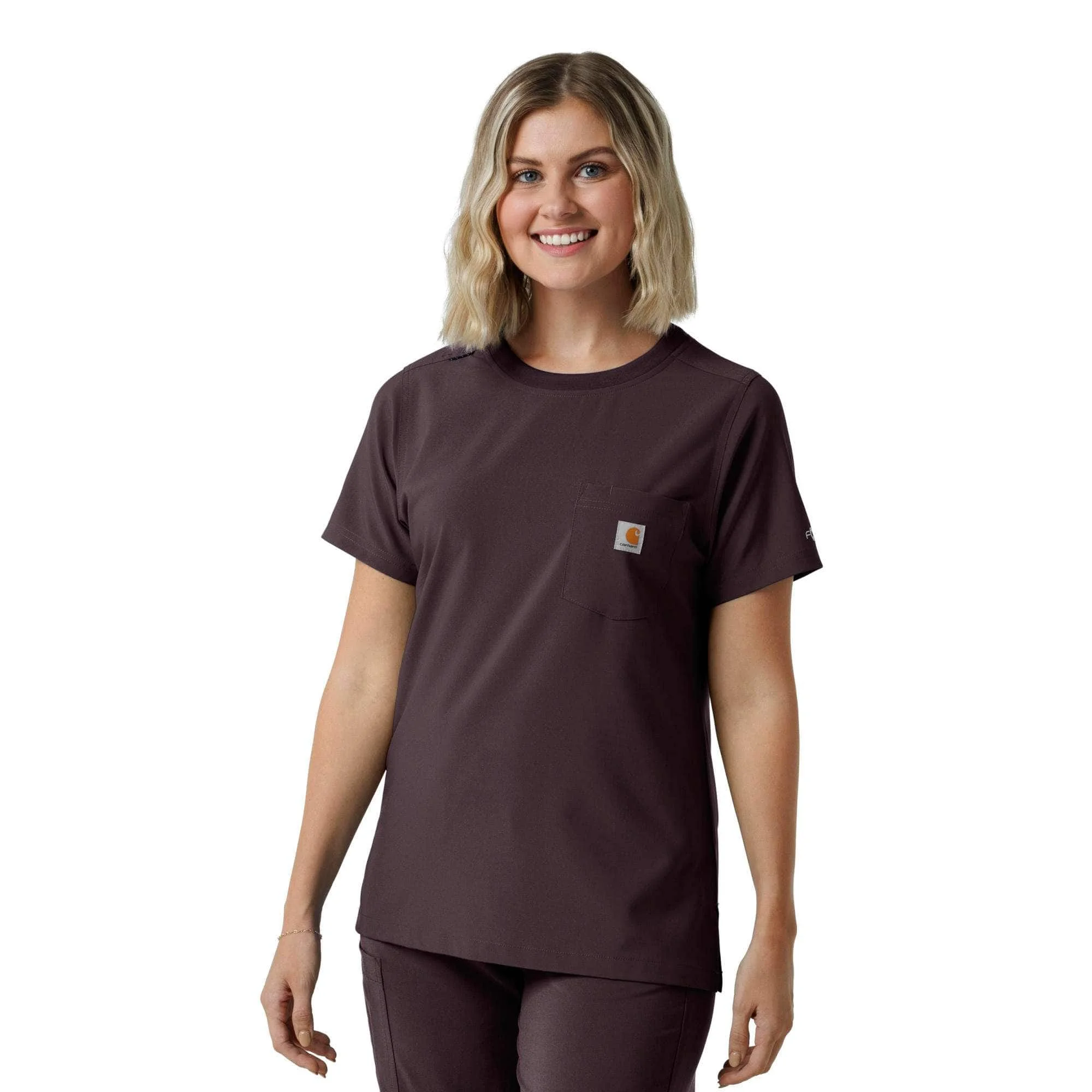Women's Force Cross-Flex Crew Neck Scrub Top - 1