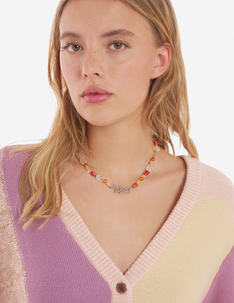 Maison Kitsuné MAISON KITSUNE HANDWRITTING BEADS CHOCKER outlook