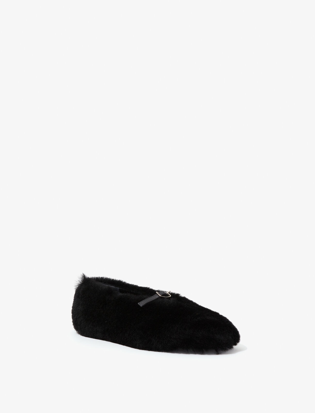 Tee Mary Jane Flats in Shearling - 2