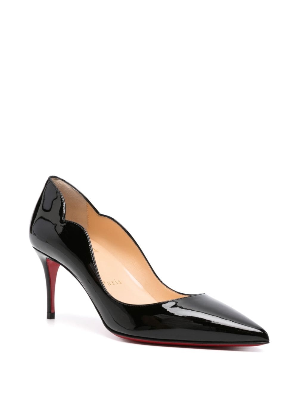 Hot Chick 70mm patent-finish pumps - 2