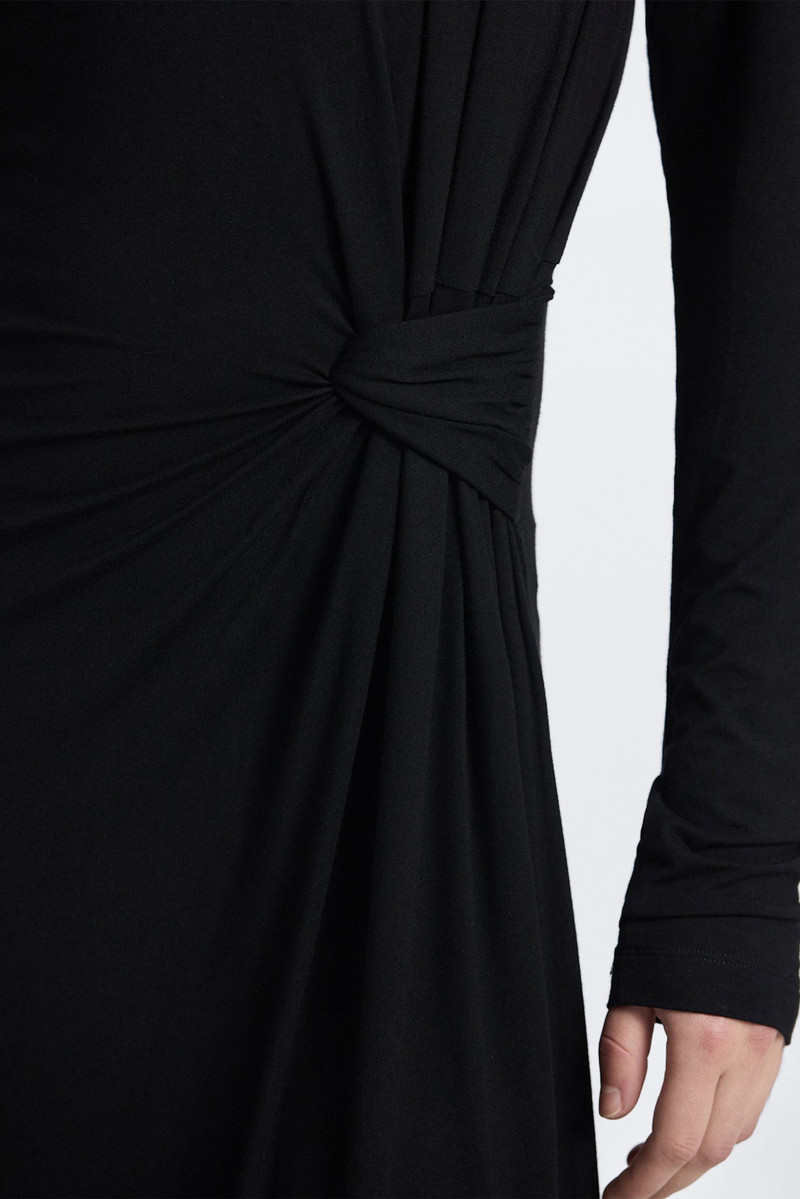 AVISE DRAPED DRESS 2