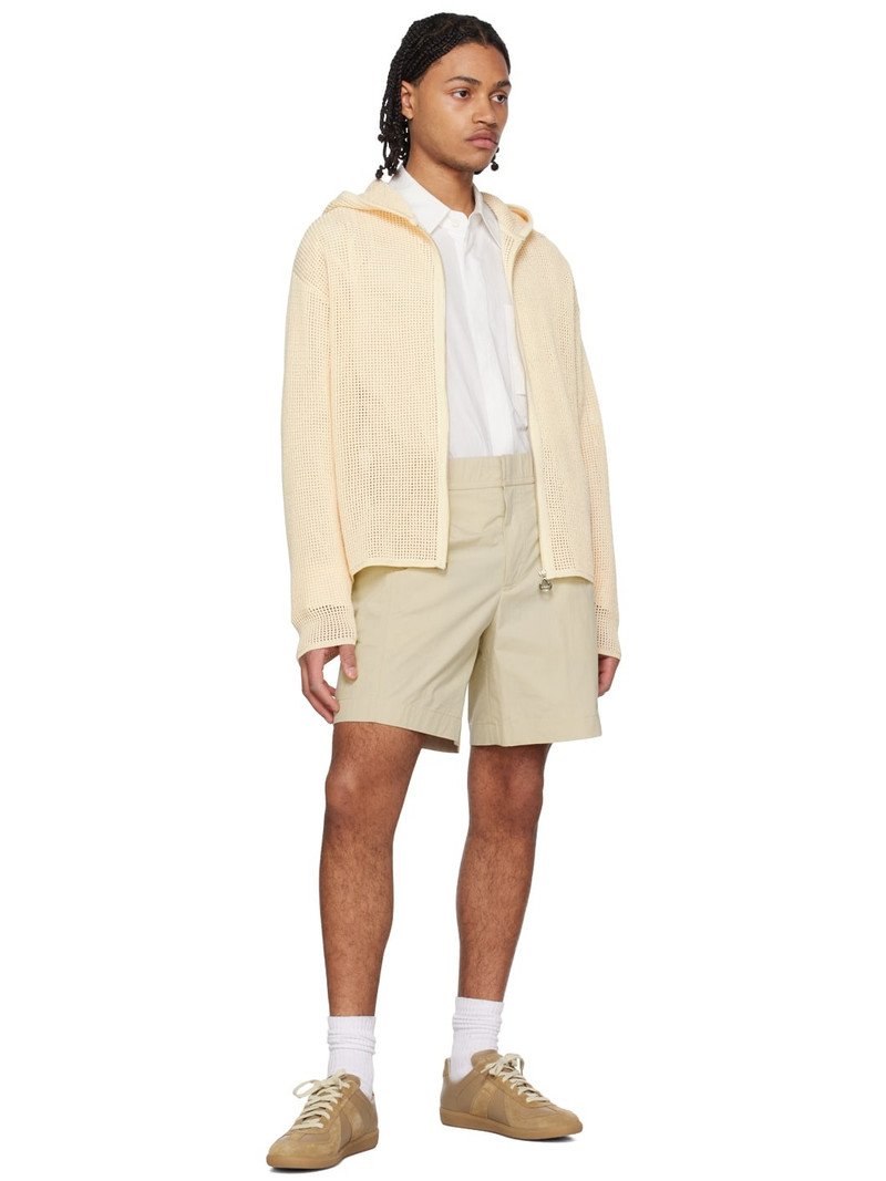 SOLID HOMME Beige Strap Shorts outlook