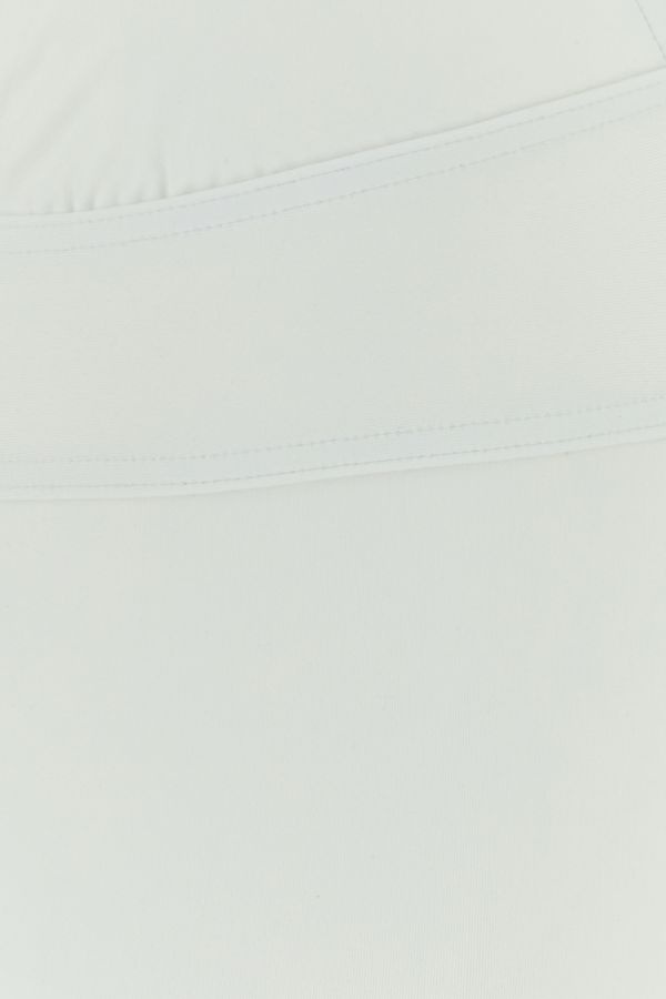 White stretch nylon swimsuit - 3