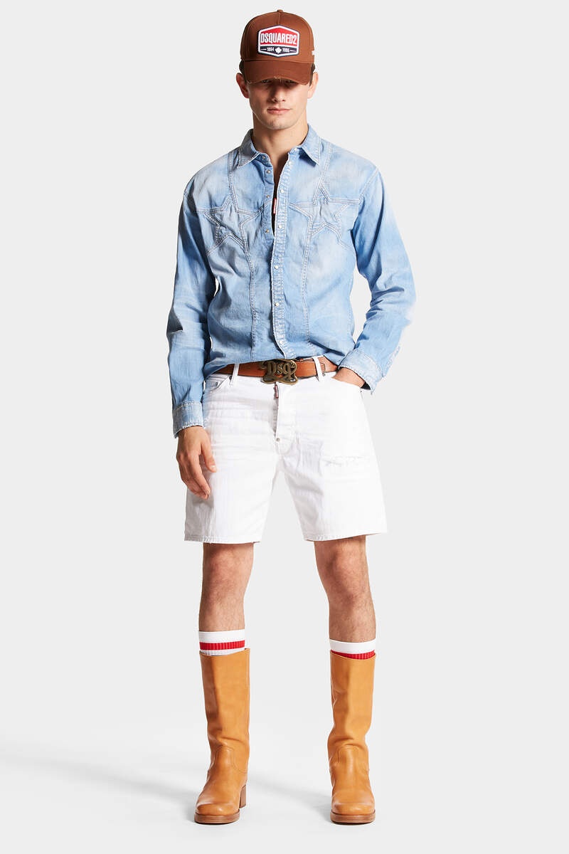 WHITE BULL MARINE SHORTS - 3