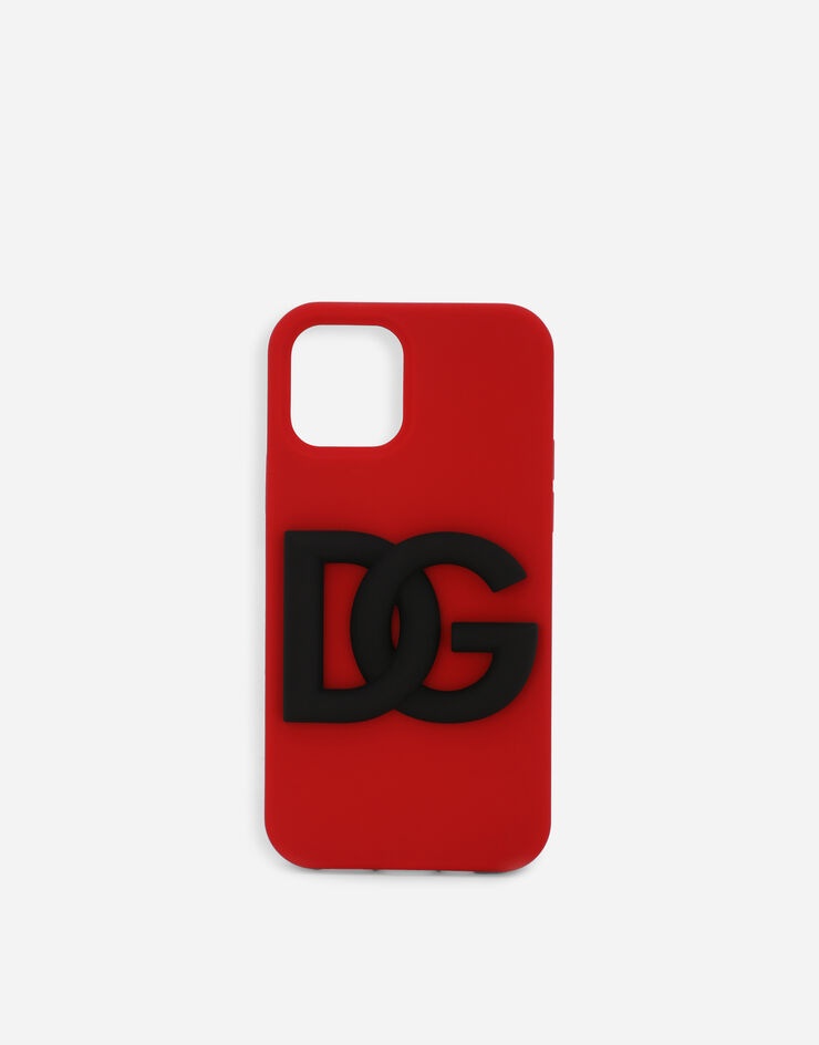 Rubber iPhone 12 Pro cover with DG logo - 1