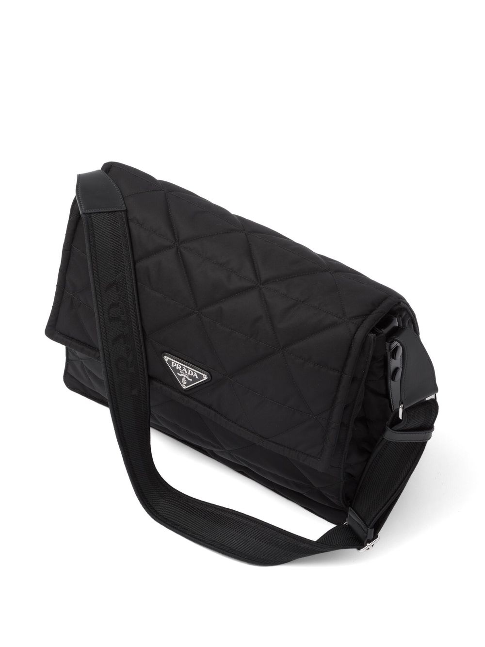 Re-Nylon logo-plaque shoulder bag - 5