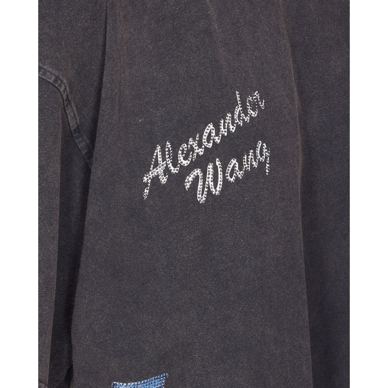 Alexander Wang Women T-Shirt With Thermo-Applied Rhinestones And Shanghai Skyline - 3